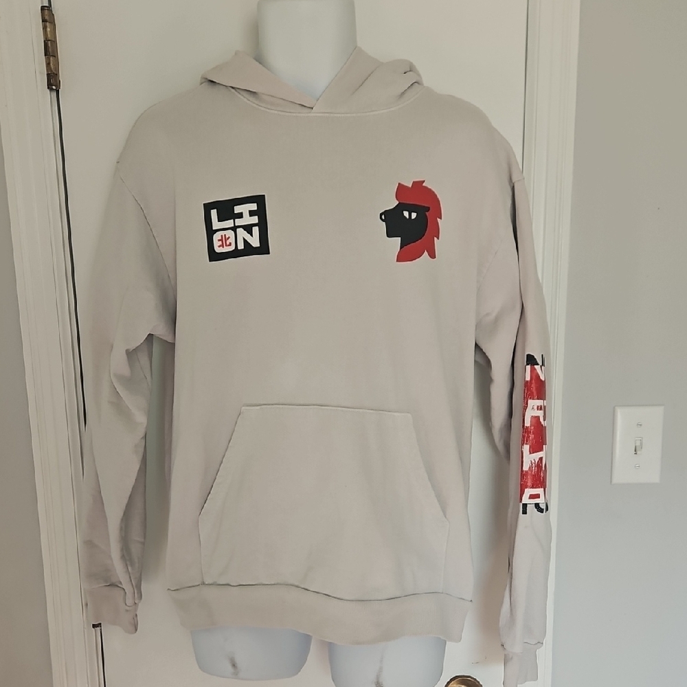 Gray L A Company Hoodie for Men
